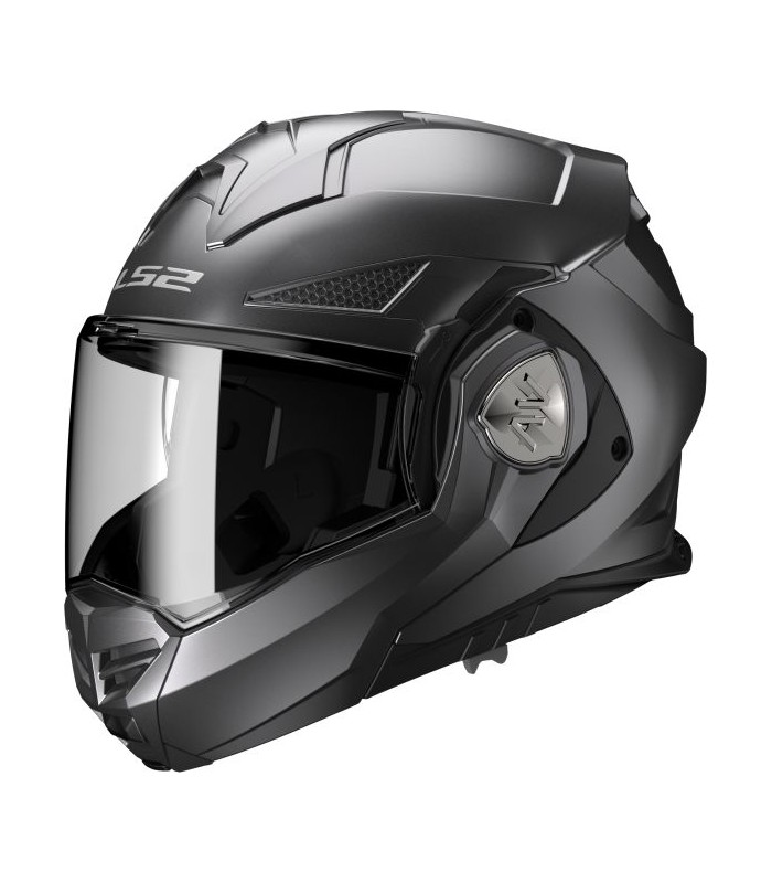 casque moto modulable LS2 FF901 Advant X Solid titan mat - degriffbike.ch