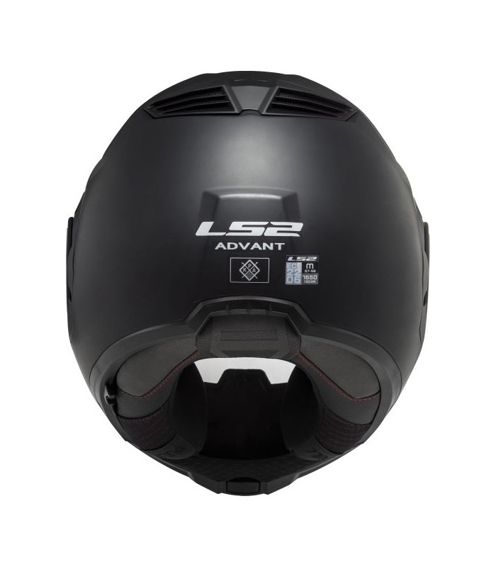 casque modulable LS2 FF906 advant solid noir mat - degriffbike.ch