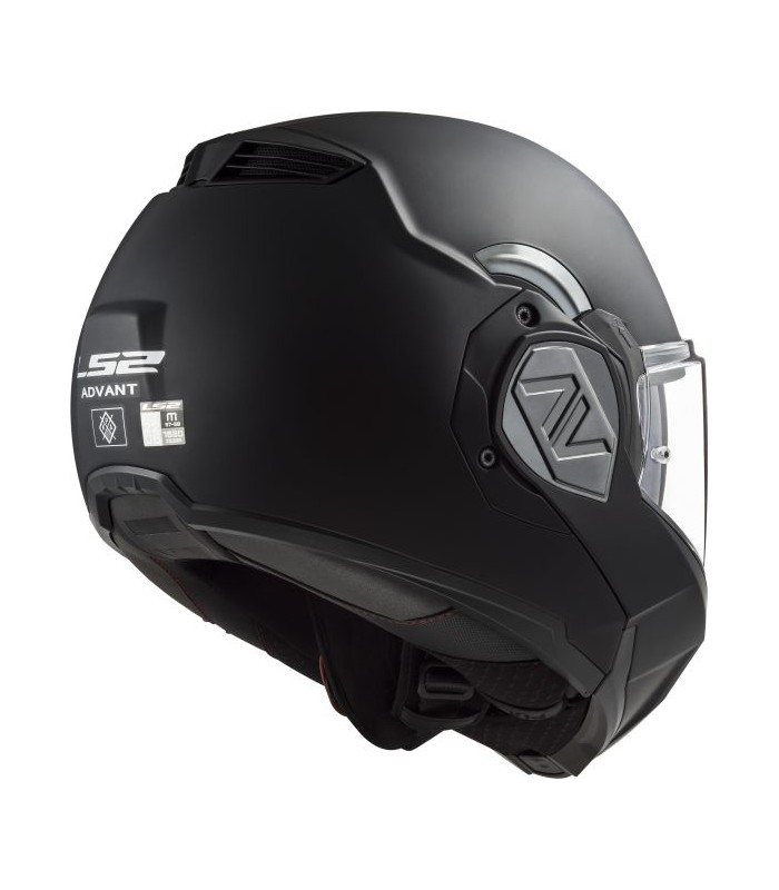 casque modulable LS2 FF906 advant solid noir mat - degriffbike.ch