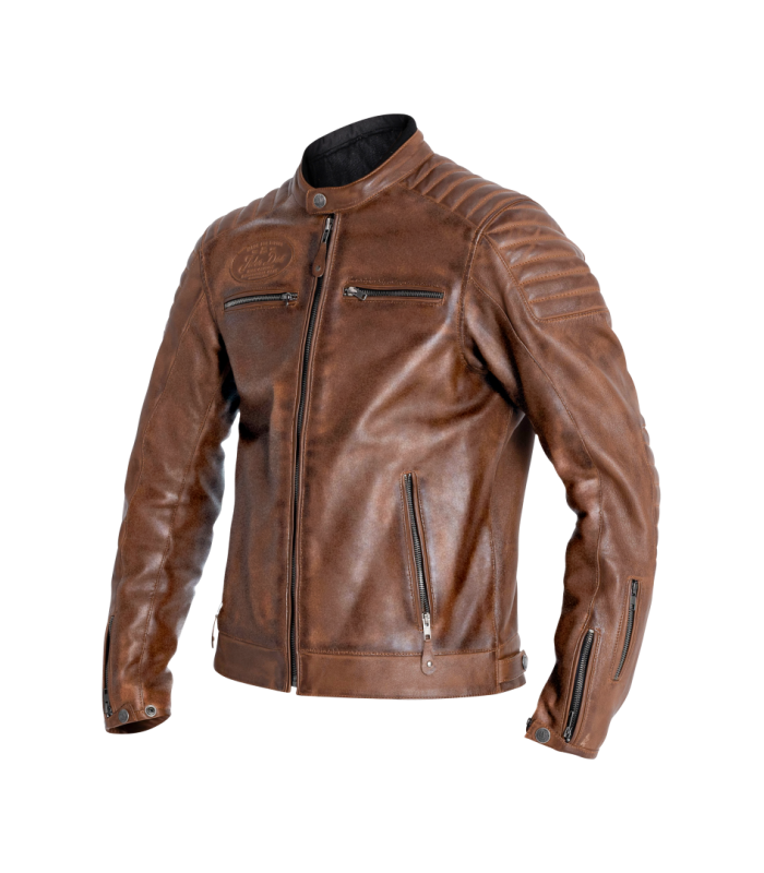 Veste cuir John Doe dexter - degriffbike.ch