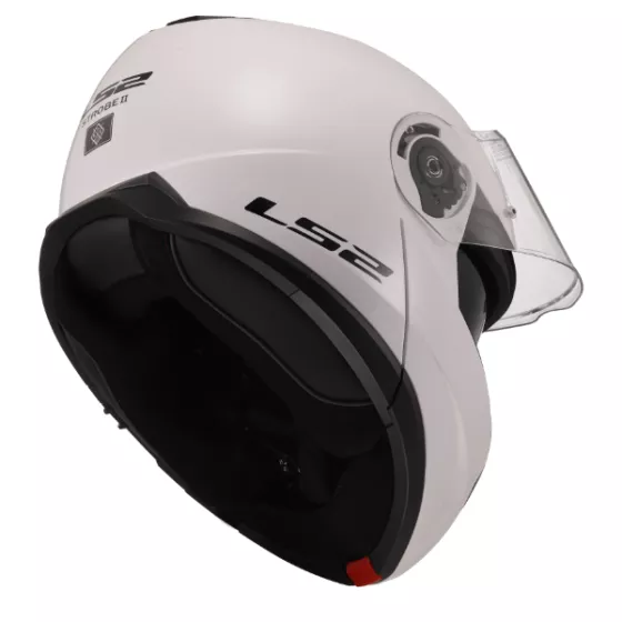 Casque modulable LS2 FF908 Strobe 2 (ECE22-06) - Blanc