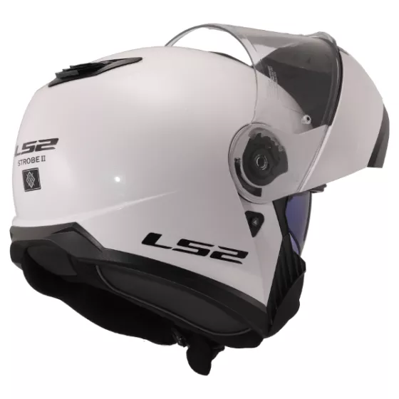 Casque modulable LS2 FF908 Strobe 2 (ECE22-06) - Blanc