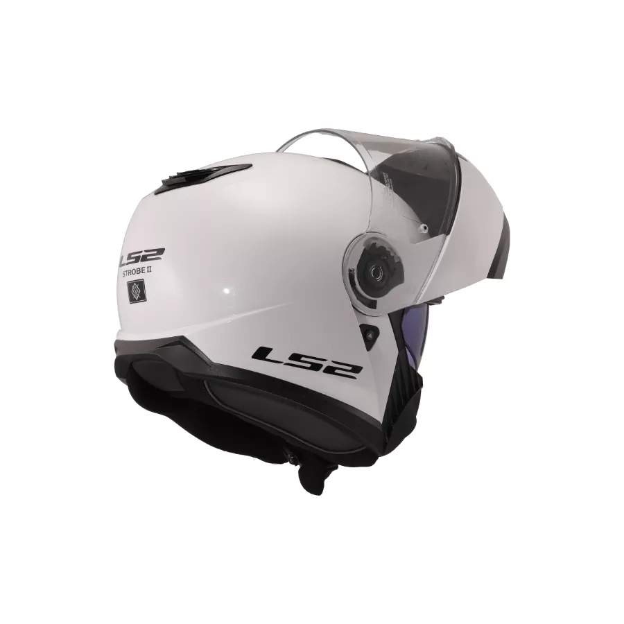 Casque modulable LS2 FF908 Strobe 2 (ECE22-06) - Blanc