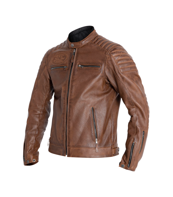 Veste cuir John Doe storm ventilée - degriffbike.ch