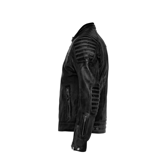 Veste cuir John Doe storm ventilée noir - degriffbike.ch