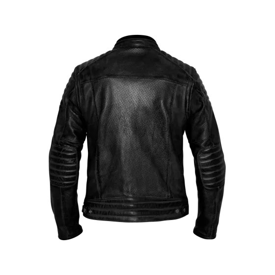 Veste cuir John Doe storm ventilée noir - degriffbike.ch