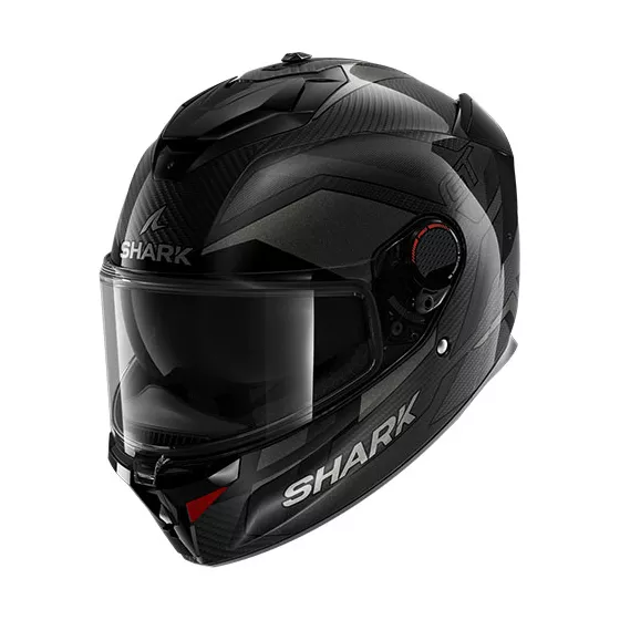 Shark Spartan GT Pro Carbon Integralhelm (ECE22.06) – Schwarz glänzend