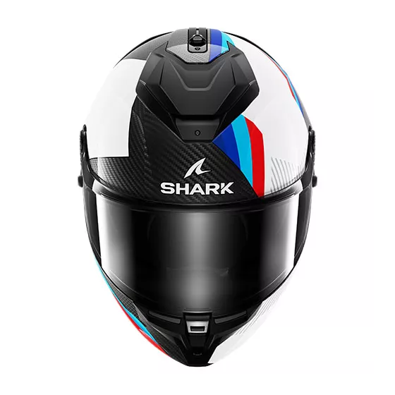 casque intégral shark spartan gt pro carbon Noir-Blanc-Rouge-Bleu - degriffbike.ch