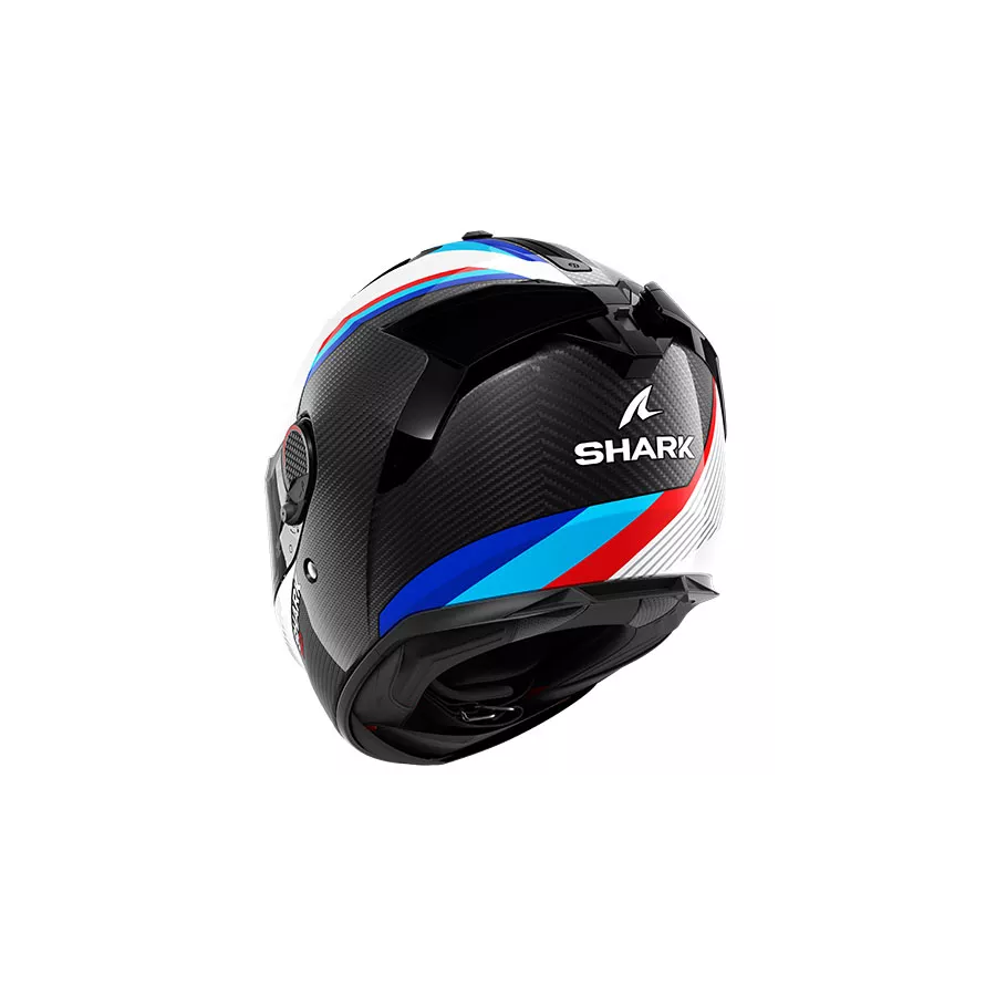 Shark Spartan GT Pro Carbon Integralhelm (ECE22.06) – Schwarz-Weiß-Rot-Blau