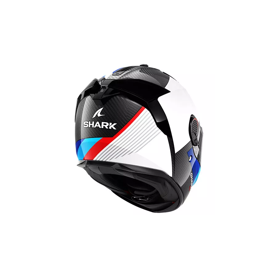 casque intégral shark spartan gt pro carbon Noir-Blanc-Rouge-Bleu - degriffbike.ch