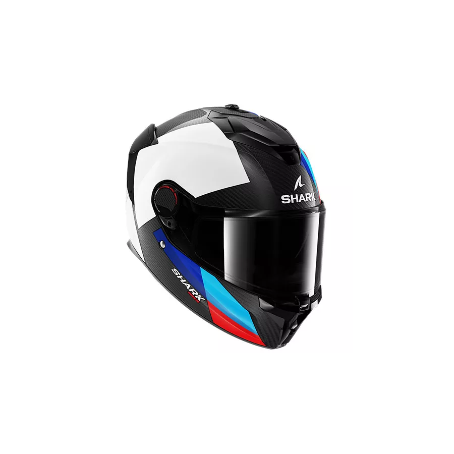 casque intégral shark spartan gt pro carbon Noir-Blanc-Rouge-Bleu - degriffbike.ch