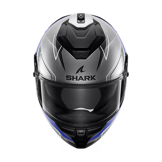 Shark Spartan GT Pro Carbon Integralhelm (ECE22.06) – Schwarz-Silber-Blau-Matt