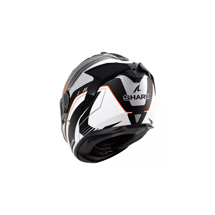 casque intégral shark spartan gt pro carbon noir blanc rouge - degriffbike.ch