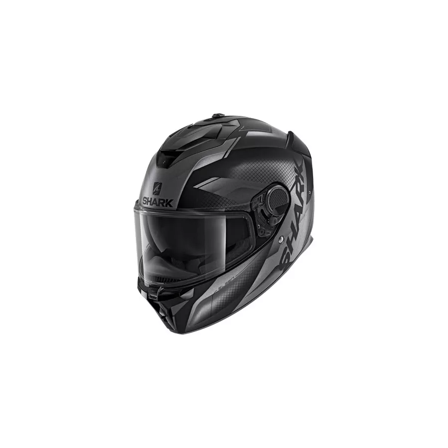 Shark Spartan GT Integralhelm (ECE22.05) – Schwarz-Anthrazit-Matt