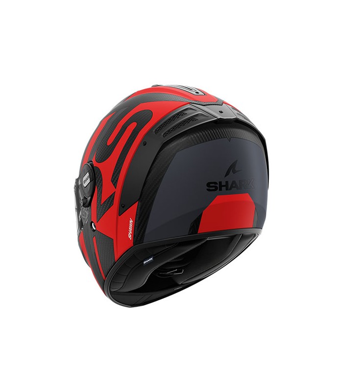 Shark Spartan RS Carbon Integralhelm (ECE 22-06) – Schwarz-Rot