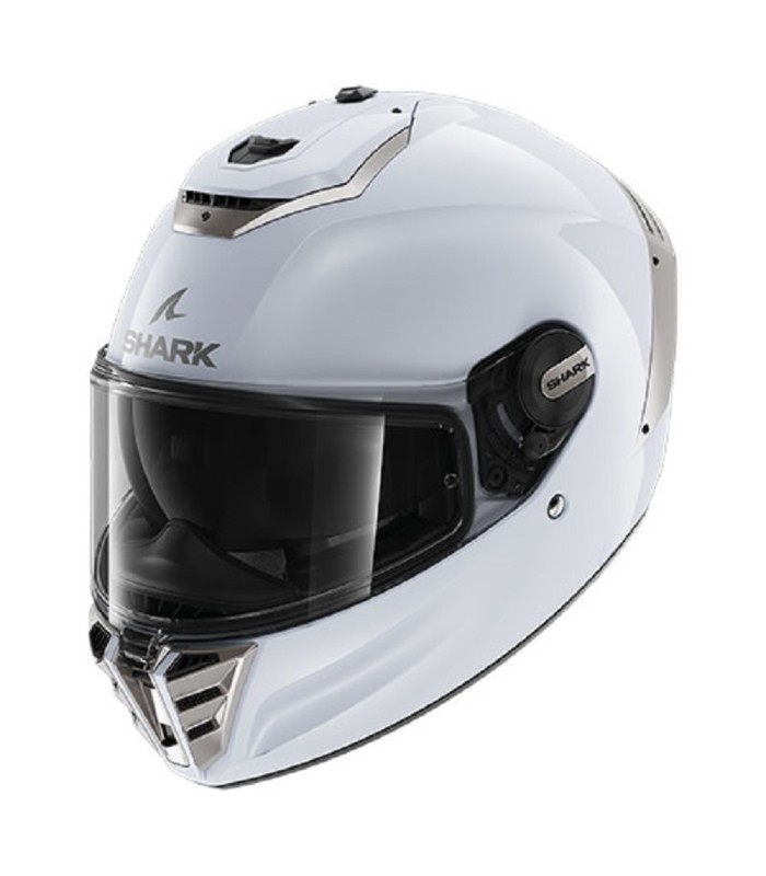 casque intégral shark spartan RS fibre blanc argent - degriffbike.ch