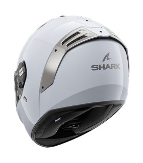 casque intégral shark spartan RS fibre blanc argent - degriffbike.ch