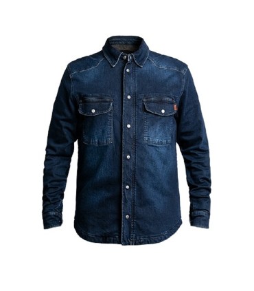 Veste JOHN DOE MOTOSHIRT - Bleu foncé