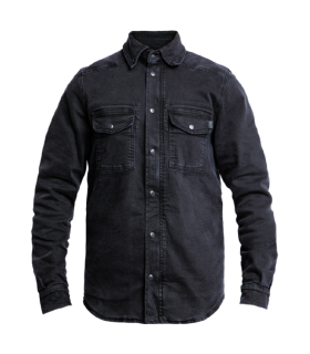 Veste JOHN DOE MOTOSHIRT - Noir denim