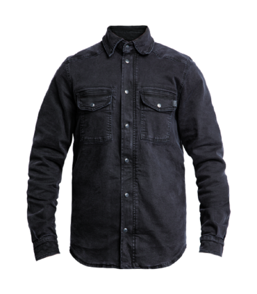 Veste JOHN DOE MOTOSHIRT - Noir denim