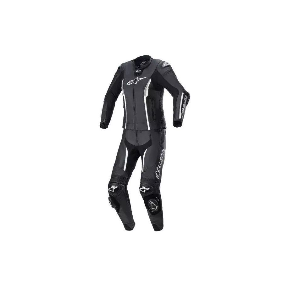 Alpinestars Stella Missile V2 Damen-Lederkombi 2-teilig - Schwarz-Weiß