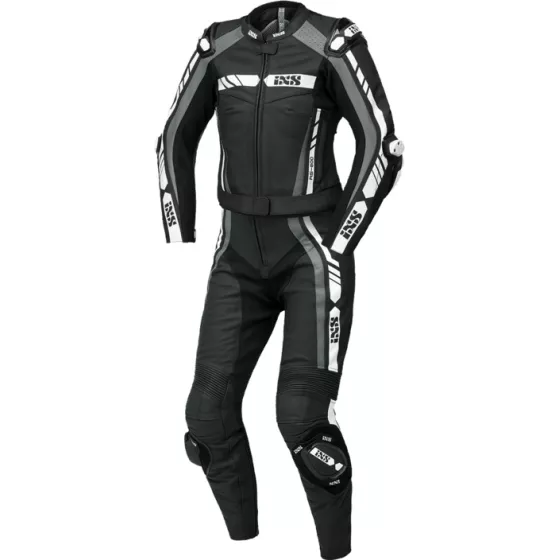 Ixs Sport LD RS-800 1.0 Damen Lederkombi 2-teilig - Schwarz-Grau-Weiß