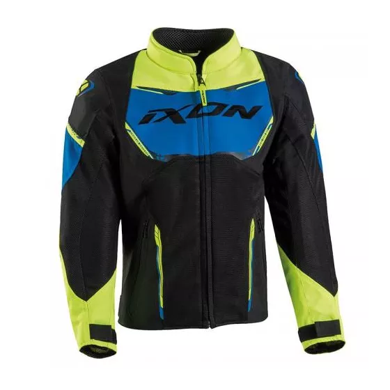 Veste enfant IXON STRIKER AIR - Noir-Bleu-Jaune