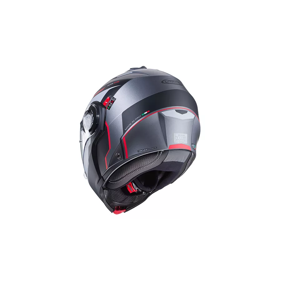 Caberg Duke Evo modularhelm (ECE22-06) – mattschwarz-Rot