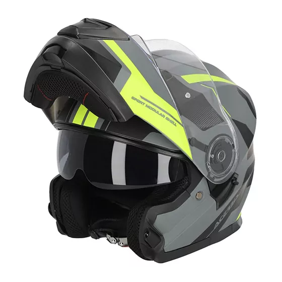 Acerbis Serel modularhelm (ECE22-06) - schwarz - fluo gelb