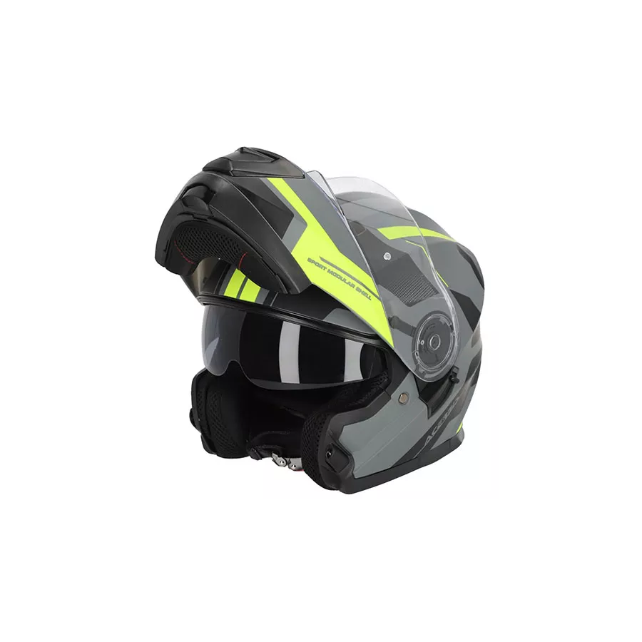 Acerbis Serel modularhelm (ECE22-06) - schwarz - fluo gelb