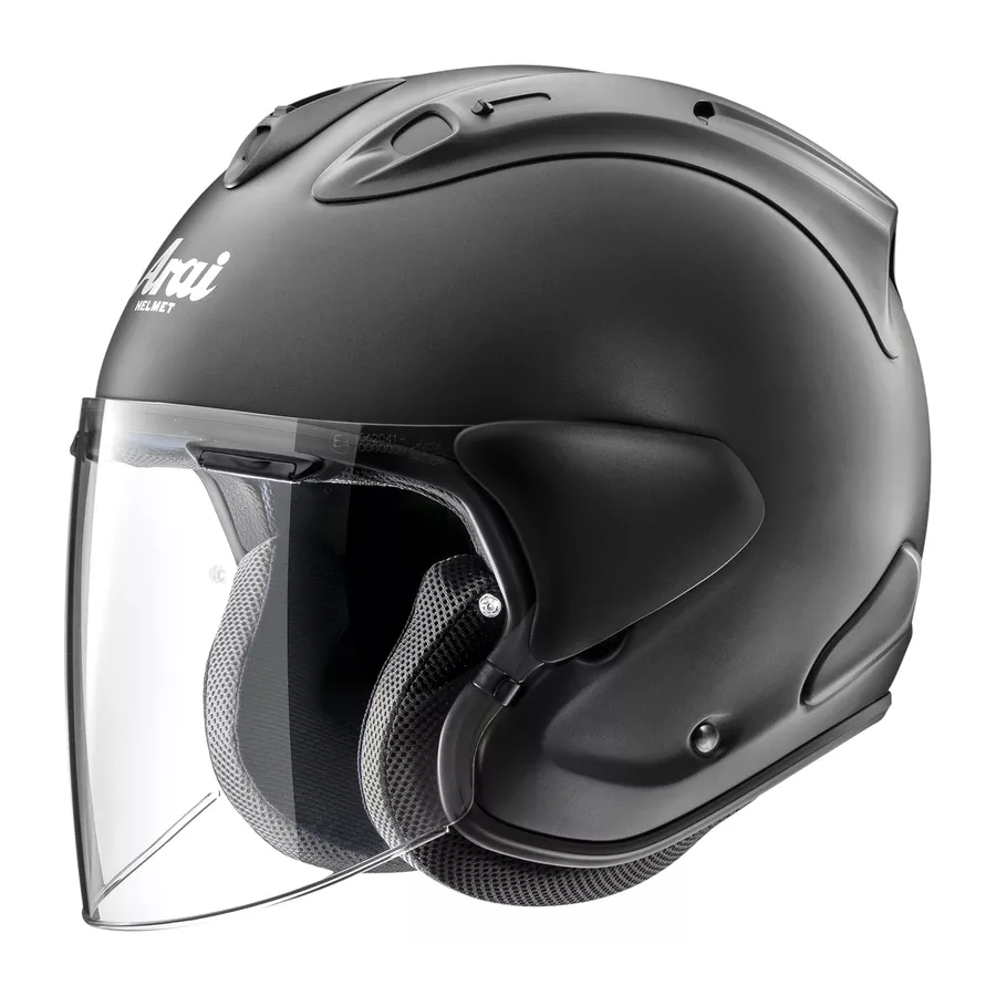 Casque jet Arai SZ-R EVO (ECE22-06) - Noir mat - degriffbike.ch