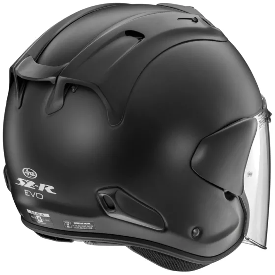 Arai SZ-R Evo (ECE22-06) jethelm - mattschwarz - degriffbike.ch