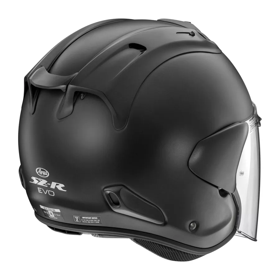 Casque jet Arai SZ-R EVO (ECE22-06) - Noir mat - degriffbike.ch