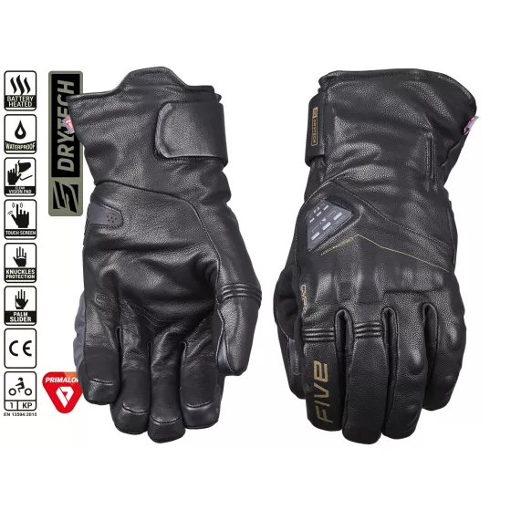 Beheizte Handschuhe Five HG Metro wp - Schwarz - degriffbike.ch