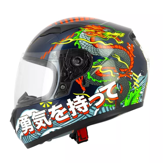 Eight S446 Seeker (ECE22.06) integralhelm für kinder - kanji