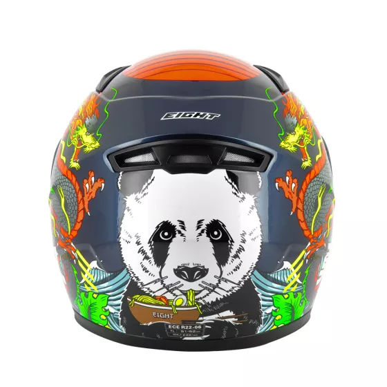 Eight S446 Seeker (ECE22.06) integralhelm für kinder - kanji