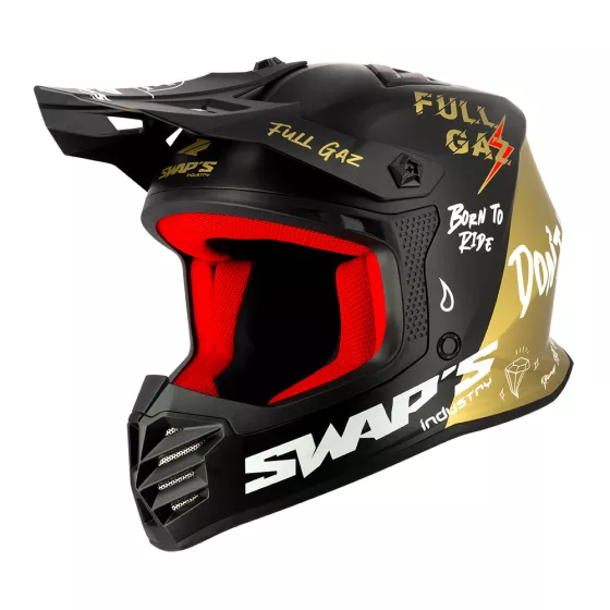 Casque tout-terrain enfant SWAPS S886 ROCK'IT (ECE R22-06) - FullGaz