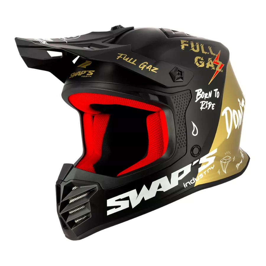 Casque tout-terrain enfant Swap's S886 Rock'it (ECE R22-06) - FullGaz