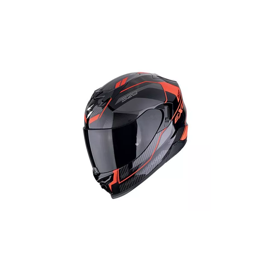 Casque intégral Scorpion Exo-520 Evo Air Lena (ECE22-06) - Noir-Rouge