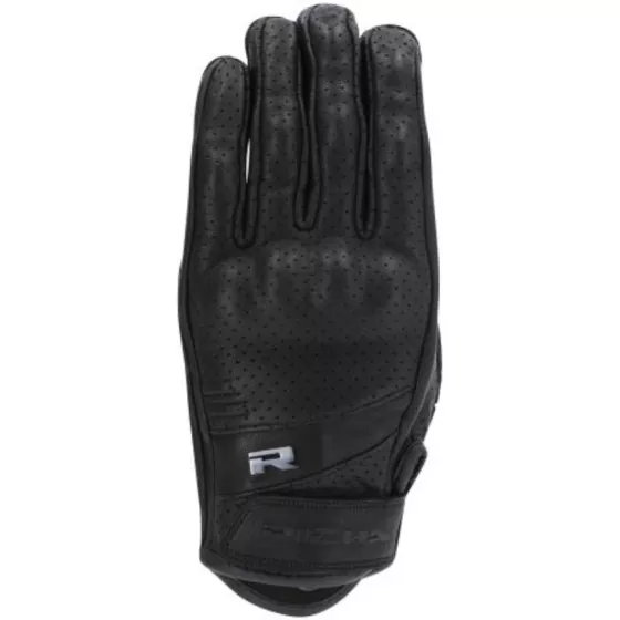 Gants RICHA CUSTOM 2 CUIR PERFORE - Noir