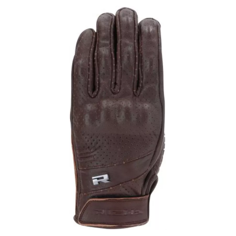 Gants Richa Custom 2 Perforé - brun - degriffbike.ch