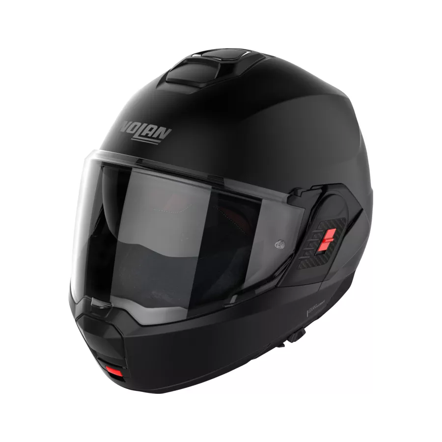 Casque modulable Nolan N120-1 Classic N-Com Noir mat - degriffbike.ch