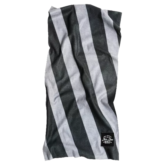 JOHN DOE STRIPES Halswärmer - Schwarz-Grau