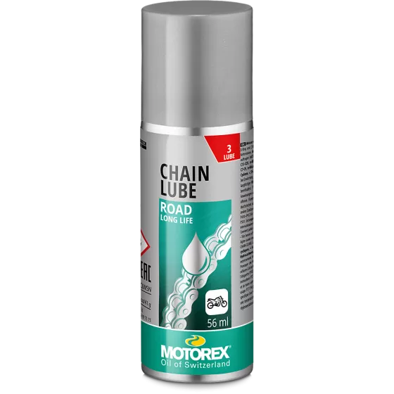 Lubrifiant pour chaînes moto Motorex Chainlube Road Strong 56 ml