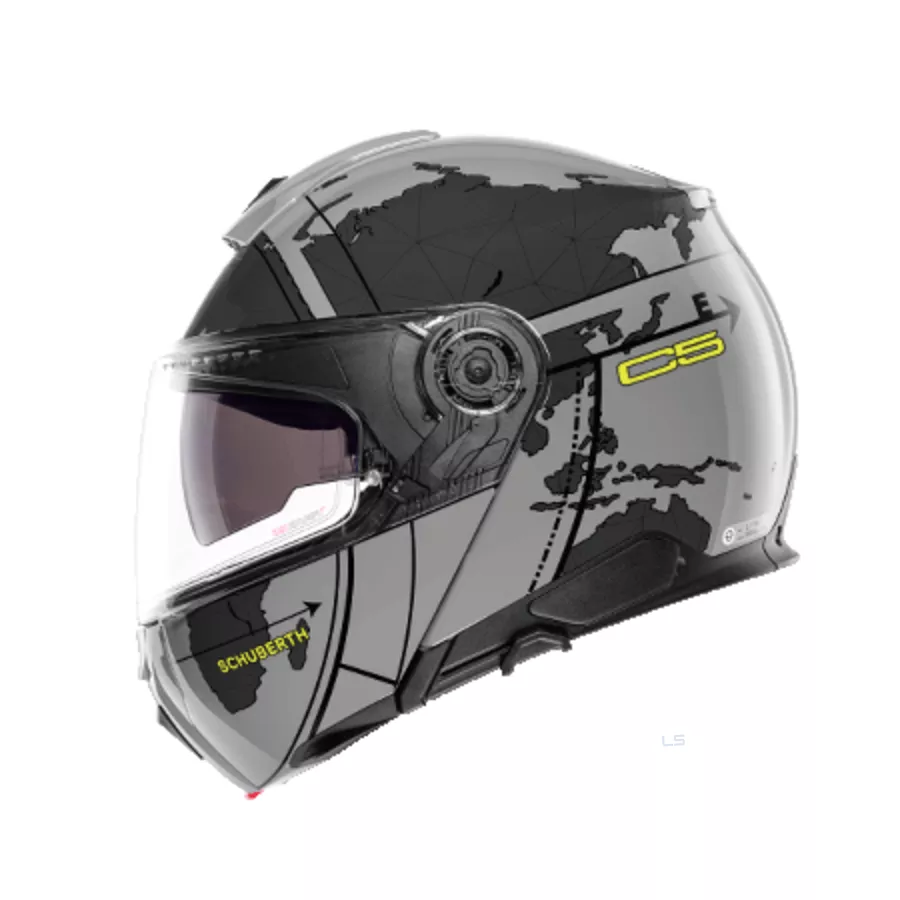 Casque modulable Schuberth C5 (ECE22-06) - Globe grey