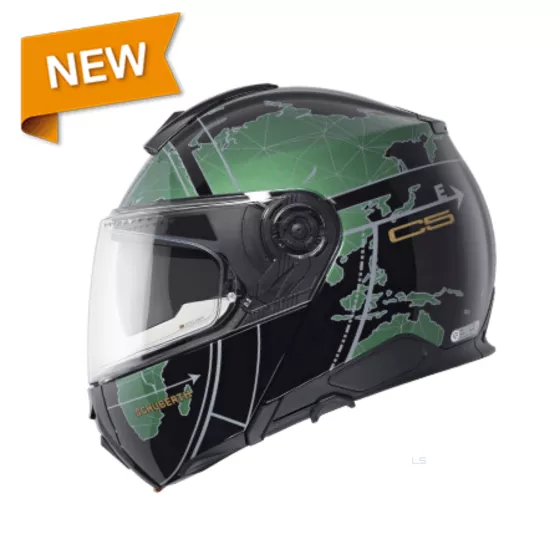 Schuberth C5 modularhelm (ECE22-06) - globe grün