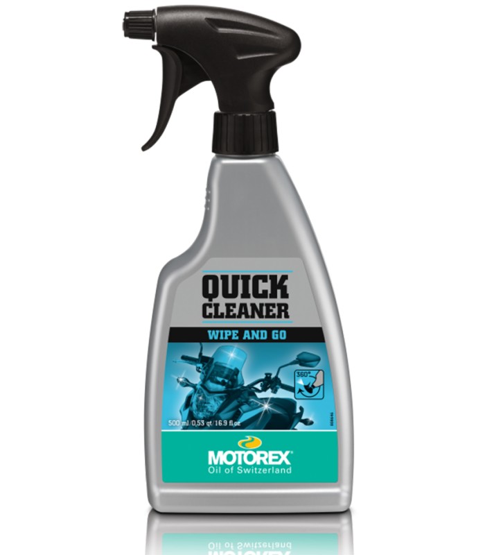 Motorrad- und Visierpflege Motorex quick cleaner - degriffbike.ch