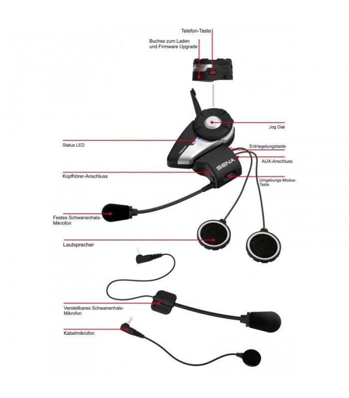 Intercom SENA SMH 20S, communication Bluetooth pour moto