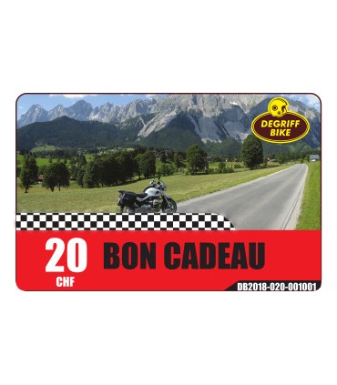 Bon Cadeau Moto Degriffbike CHF 20.-