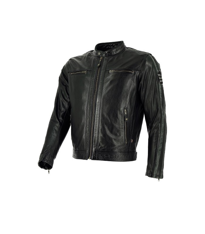 Richa Goodwood lederjacke - schwarz - degriffbike.ch